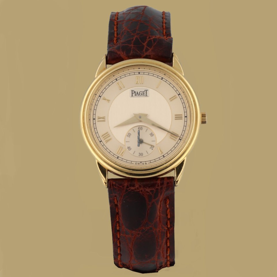 IMG_9081 Piaget Gouverneur Mens watch Unisex Manual winding Yellow gold 15970 Replica 4