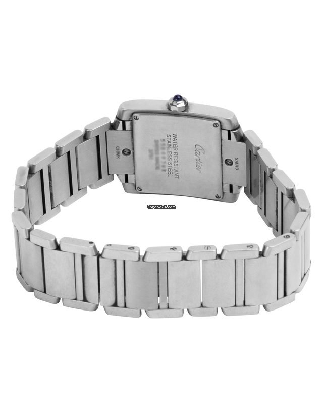 IMG_9081 Cartier Tank Francaise Mens watch Unisex Quartz Steel WE110007 Replica 4