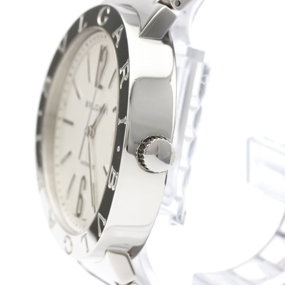Bulgari Bulgari Mens watch Unisex Automatic Steel BB42SS AUTO Replica 4
