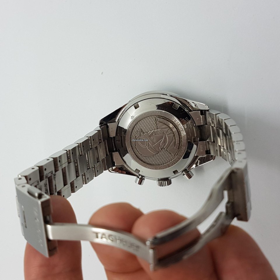 IMG_9081 TAG Heuer Carrera Calibre 16 Mens watch Unisex Automatic Steel CV2010-4 Replica 4