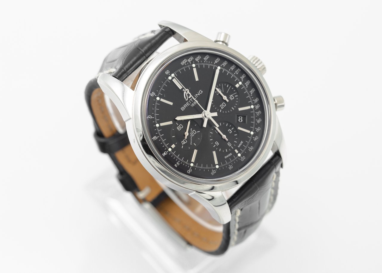 Breitling Transocean Chronograph Mens watch Unisex Automatic Steel AB015212 BA99 Replica 4