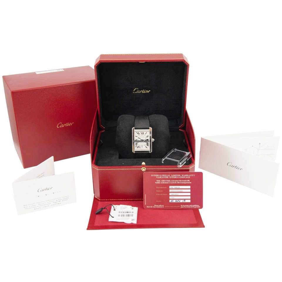 IMG_9081 Cartier Tank Solo Mens watch Unisex Automatic Steel WSTA0029 Replica 4