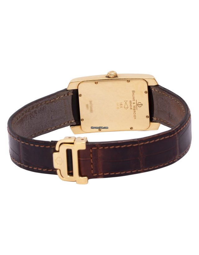 Baume & Mercier Hampton Mens watch Unisex Quartz Yellow gold 65371 Replica 4