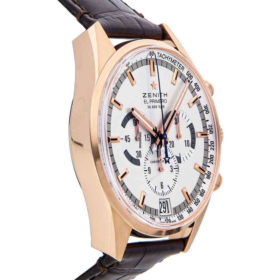 IMG_9081 Zenith El Primero Mens watch Unisex Automatic Rose gold 18.2040.400 02.C494 Replica 4
