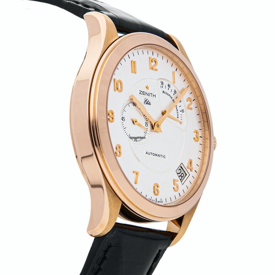 Zenith Elite Mens watch Unisex Automatic Rose gold 18.0520.6850 02.C492 Replica 4