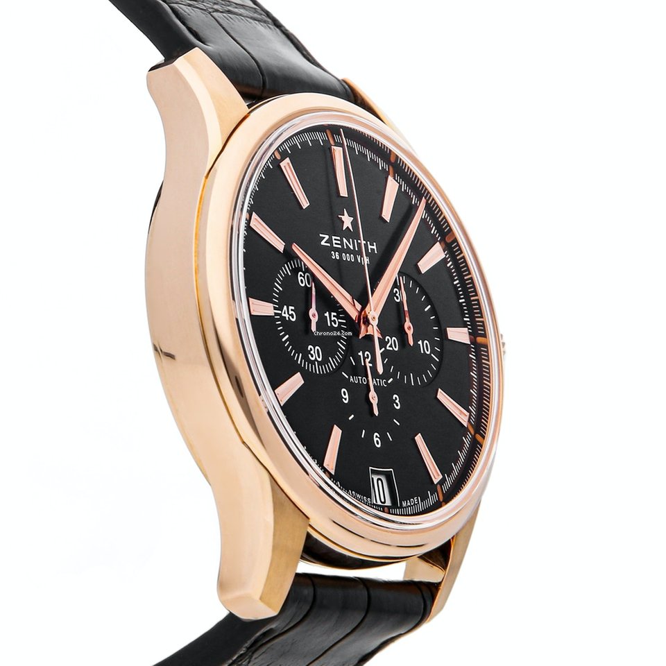 IMG_9081 Zenith Captain Chronograph Mens watch Unisex Automatic Rose gold 18.2112.400 23.C493 Replica 4