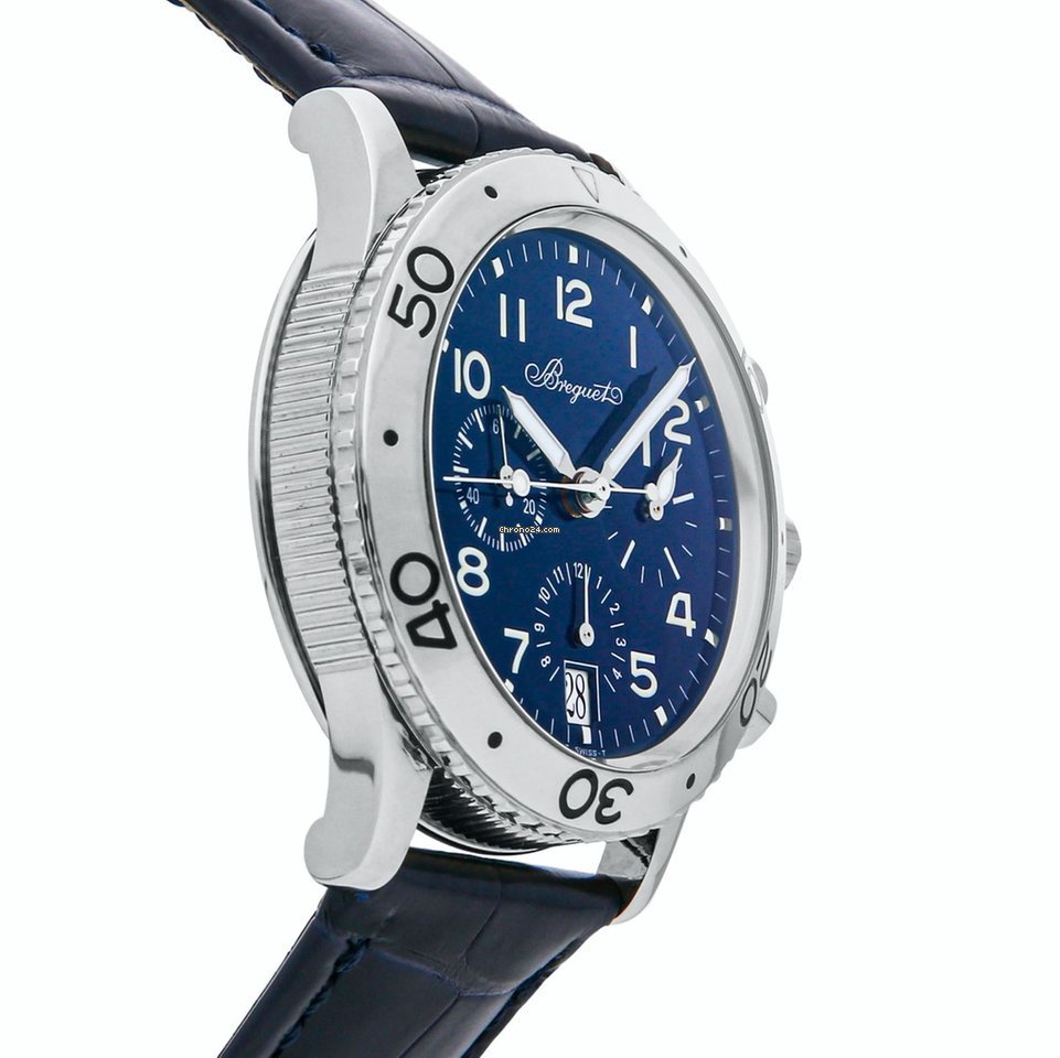 IMG_9081 Breguet Type XX - XXI - XXII Mens watch Unisex Automatic White gold 3820BB P2 9W6 Replica 4