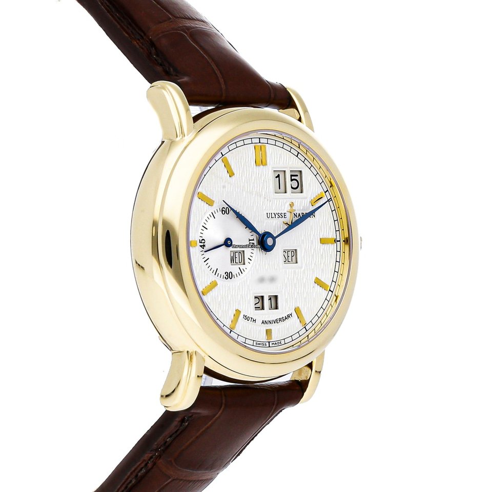 IMG_9081 Ulysse Nardin Mens watch Unisex Automatic Yellow gold 331-22 Replica 4