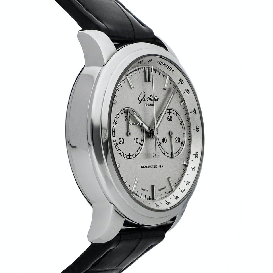 IMG_9081 Glashutte Original Senator Chronograph XL Mens watch Unisex Automatic Steel 39-34-21-42-04 Replica 4