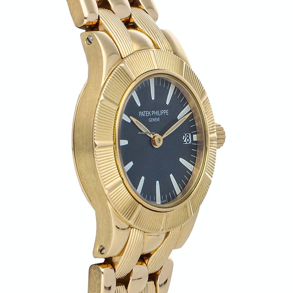 Patek Philippe Neptune Womens watch Quartz Yellow gold 4881 1J-012 Replica 4