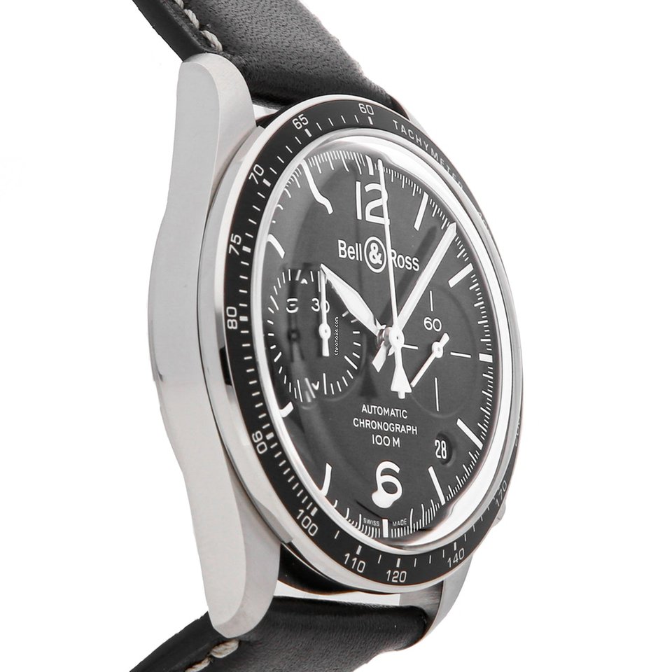 Bell & Ross BR V2 Mens watch Unisex Automatic Steel BRV294-BL-ST SCA Replica 4