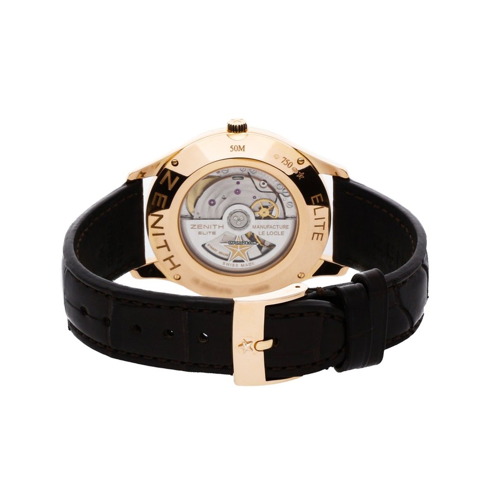 Zenith Captain Central Second Mens watch Unisex Automatic Rose gold 18.2020.670 22.C498 Replica 4