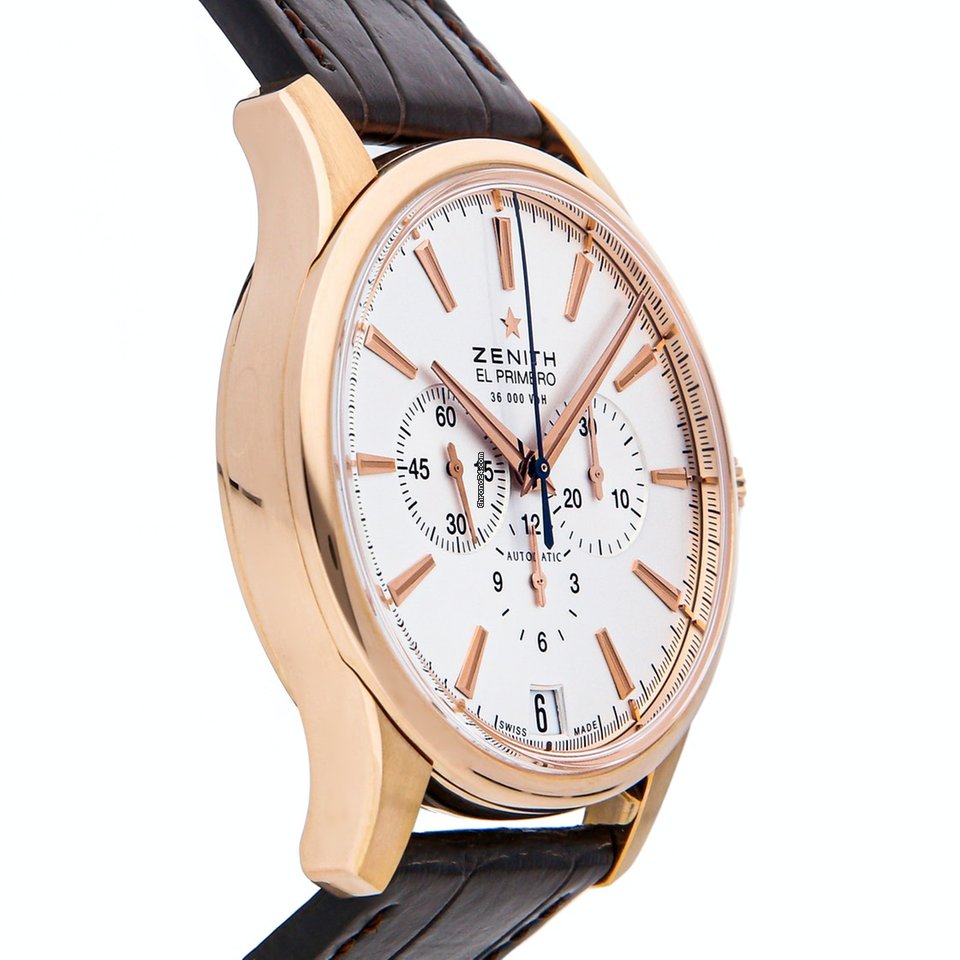 IMG_9081 Zenith Captain Chronograph Mens watch Unisex Automatic Rose gold 18.2110.400 01.C498 Replica 4