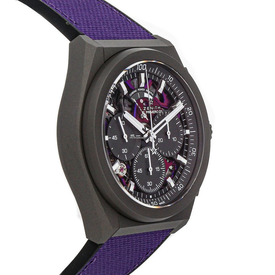 IMG_9081 Zenith Defy El Primero Mens watch Unisex Automatic Titanium 97.9001.9004 80.R922 Replica 4