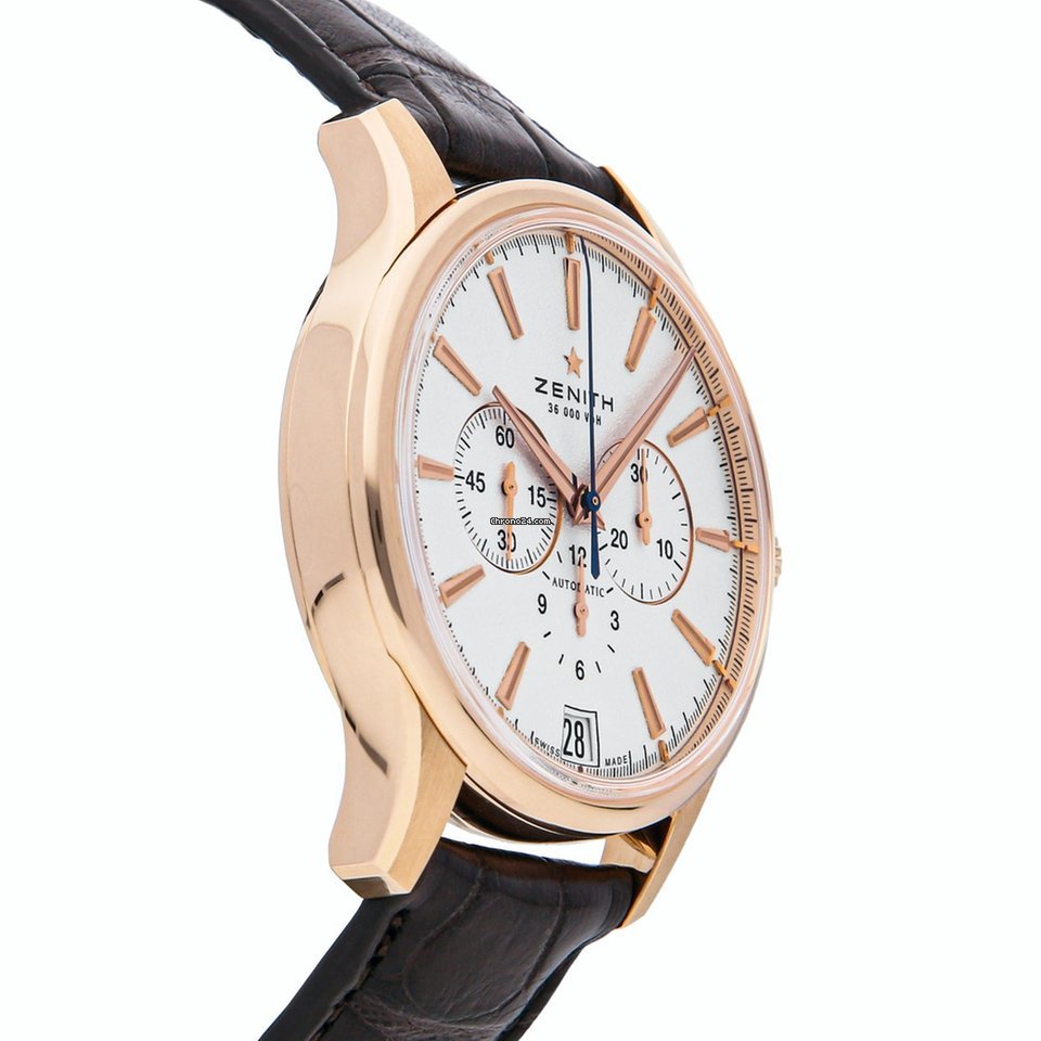 IMG_9081 Zenith Captain Chronograph Mens watch Unisex Automatic Rose gold 18.2111.400 01.C498 Replica 4