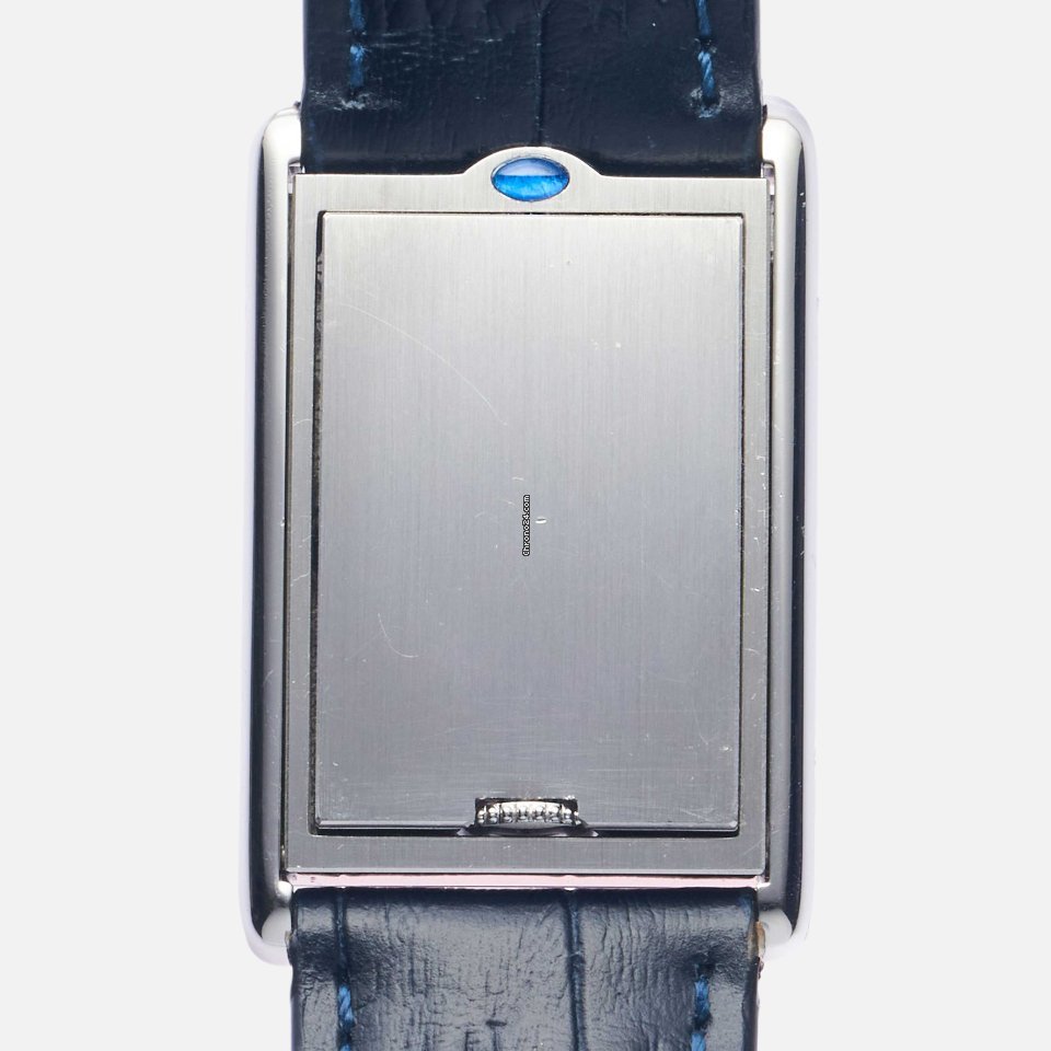 IMG_9081 Cartier Tank Mens watch Unisex Manual winding Steel 2390 Replica 4