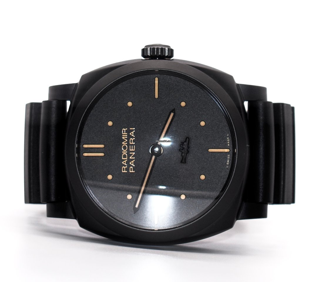 IMG_9081 Panerai Radiomir 1940 3 Days Mens watch Unisex Manual winding Ceramic PAM 00577 Replica 4