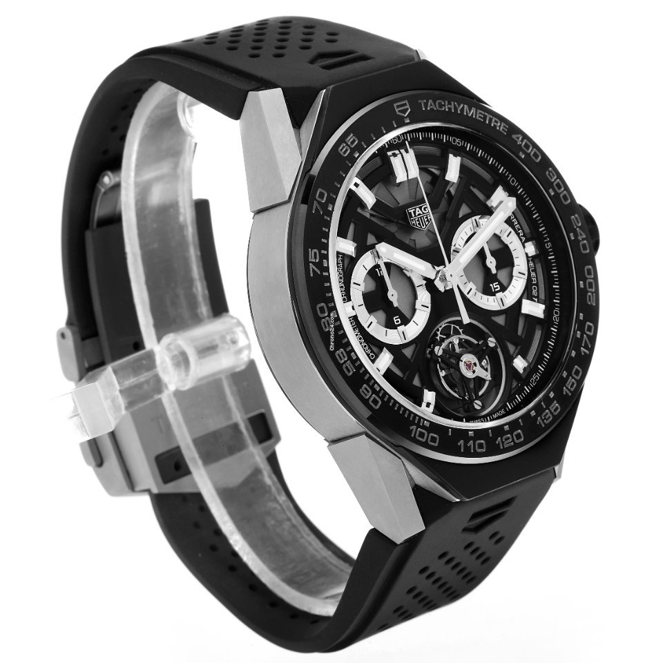 IMG_9081 TAG Heuer Carrera Mens watch Unisex Automatic Titanium ACBF5A80 Replica 4