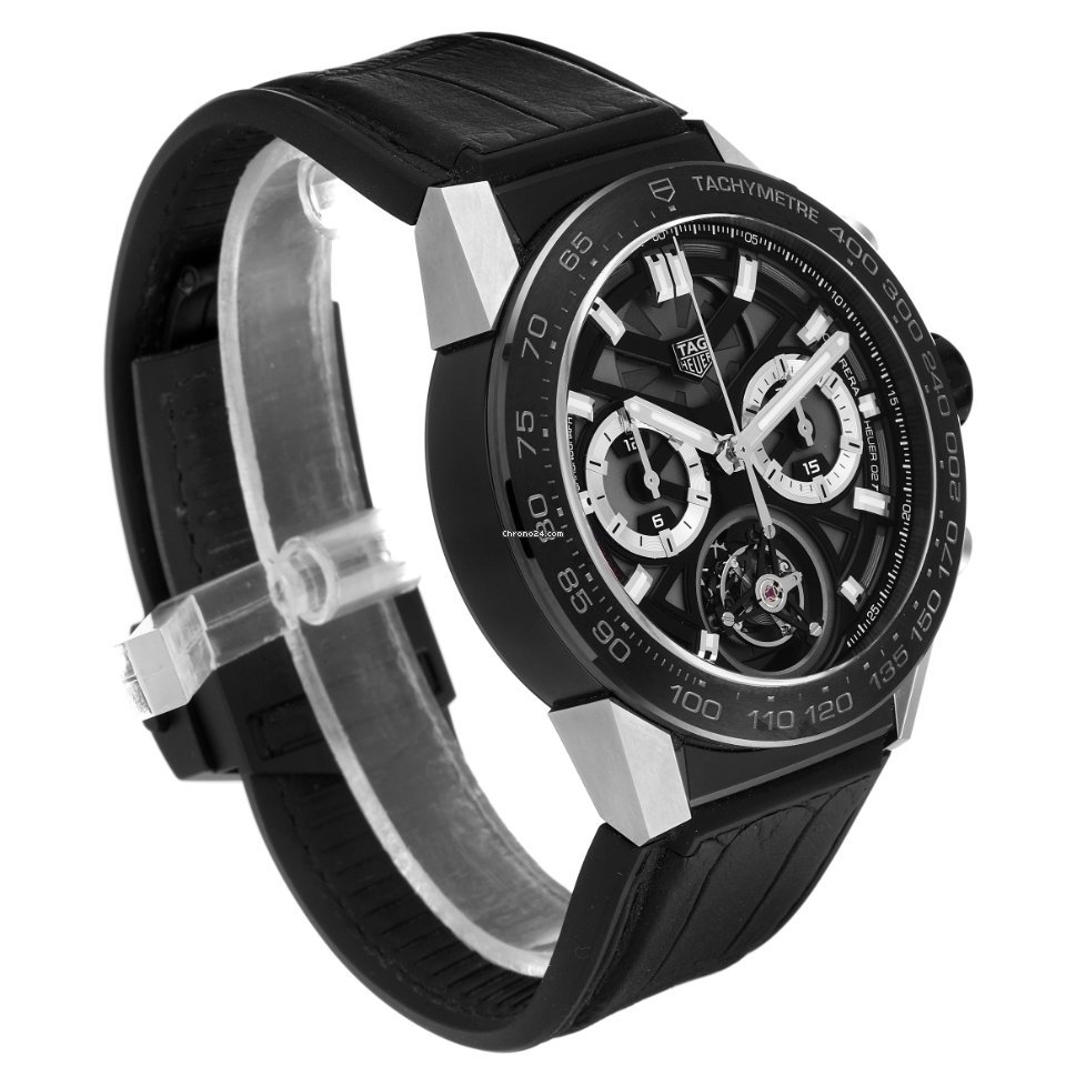 TAG Heuer Carrera Heuer-02T Mens watch Unisex Automatic Titanium CAR5A8Y.FC6377 Replica 4
