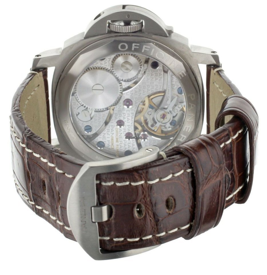 IMG_9081 Panerai Mens watch Unisex Manual winding Titanium PAM116 Replica 4