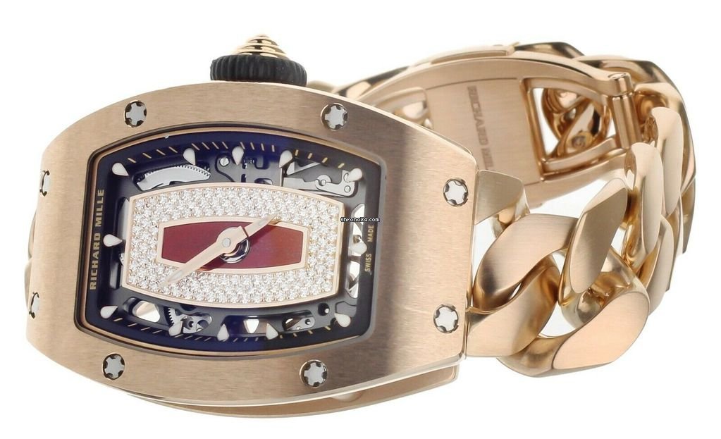 Richard Mille RM 07 Womens watch Automatic Rose gold RM07-01 Replica 4