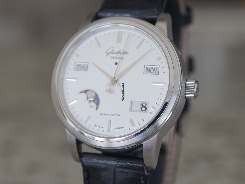 Glashutte Original Senator Perpetual Calendar Steel 1-39-50-02-12-04 Replica 4
