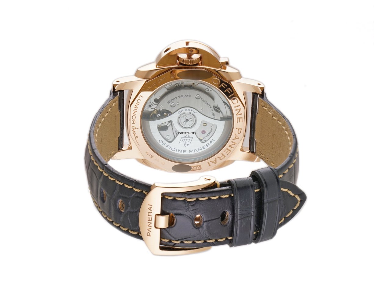 IMG_9081 Panerai Luminor Due Automatic Rose gold PAM 00756 Replica 4