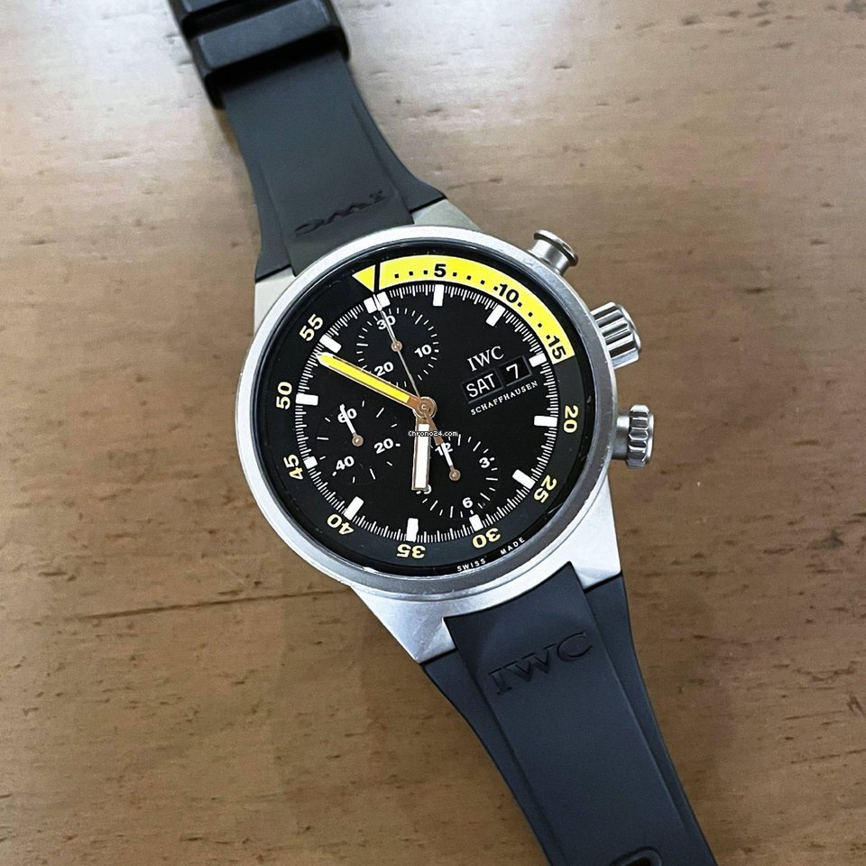 IMG_9081 IWC Aquatimer Chronograph Mens watch Unisex Automatic Titanium IW3719 Replica 4