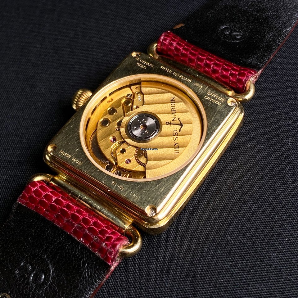 IMG_9081 Ulysse Nardin Michelangelo Mens watch Unisex Automatic Yellow gold 181-42 Replica 4