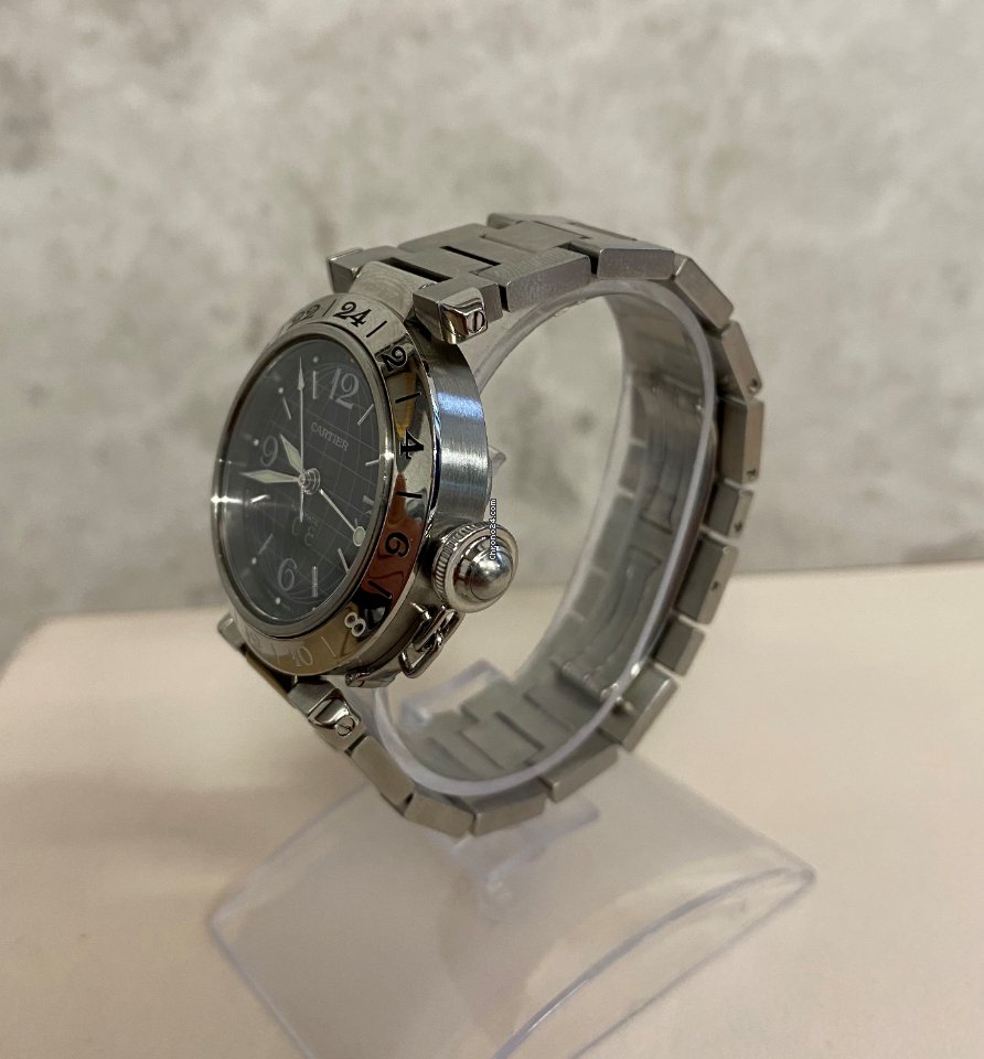 IMG_9081 Cartier Pasha Mens watch Unisex Automatic Steel 2550 Replica 4