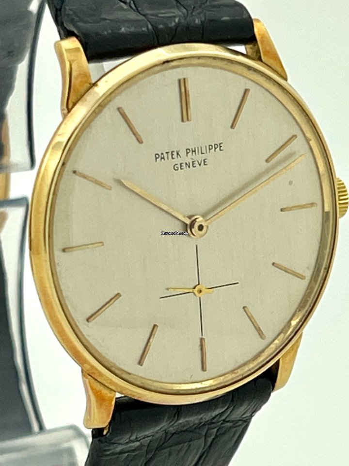 IMG_9081 Patek Philippe Calatrava Mens watch Unisex Manual winding Yellow gold 2573 2 Replica 4