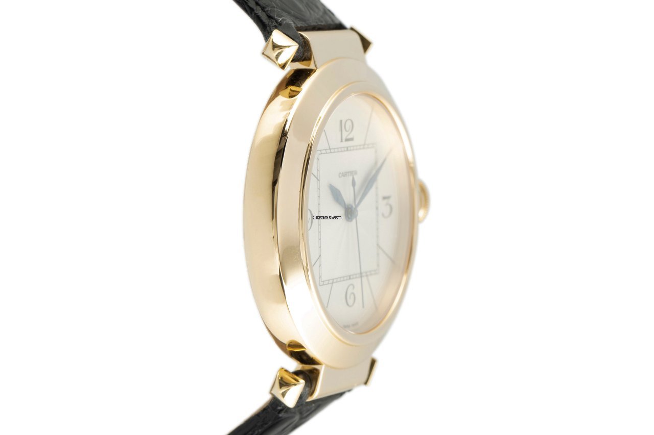 Cartier Pasha Mens watch Unisex Automatic Yellow gold 2726 Replica 4