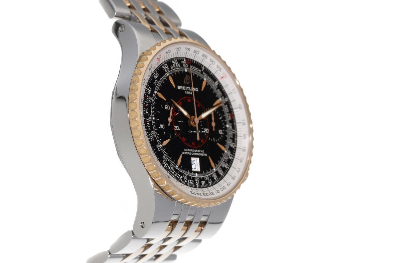 IMG_9081 Breitling Montbrillant Legende Mens watch Unisex Automatic Gold Steel C23340 Replica 4