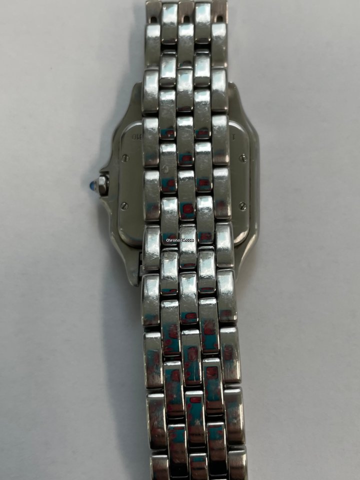 IMG_9081 Cartier Panthere Womens watch Quartz Steel 1310 Replica 4
