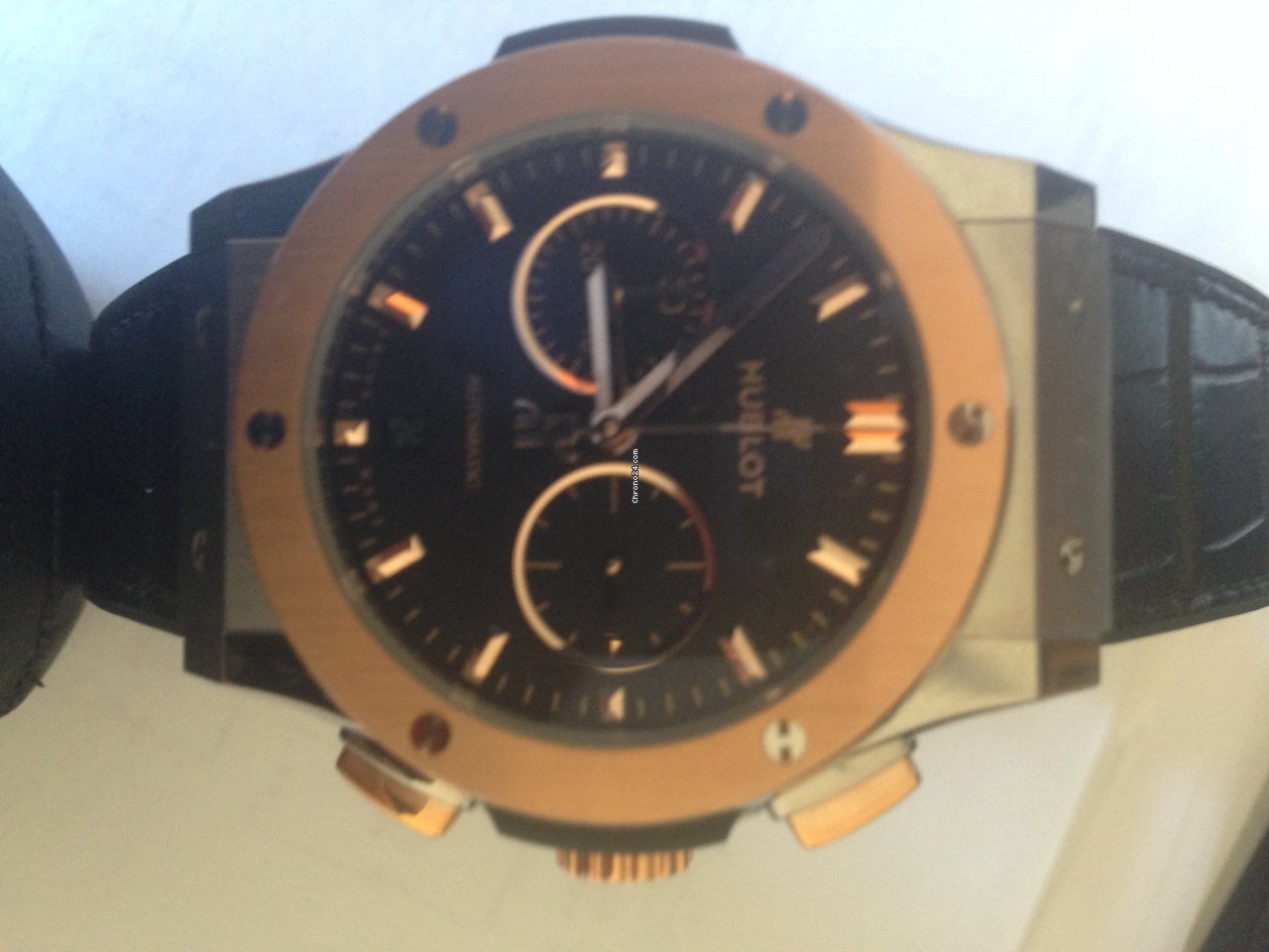 IMG_9081 Hublot Classic Fusion Chronograph Mens watch Unisex Automatic Titanium 541.NO.1181.LR Replica 4