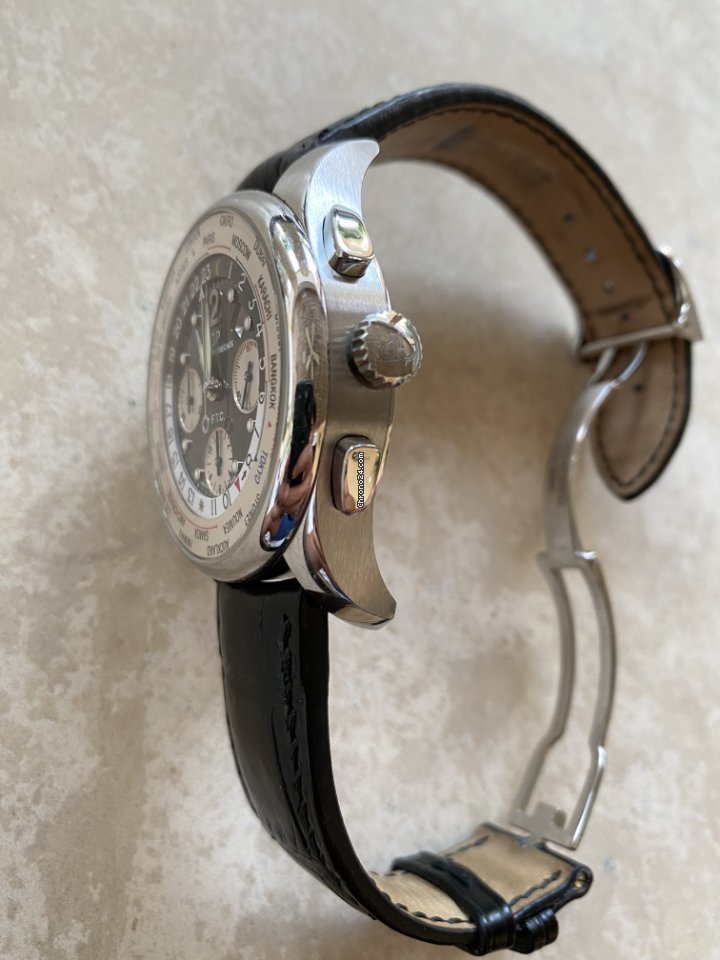 Girard Perregaux WW.TC Mens watch Unisex Automatic Steel 49805-11-254-BA6A Replica 4