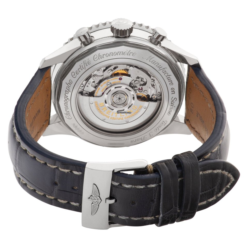 IMG_9081 Breitling Navitimer GMT Mens watch Unisex Automatic Steel AB044121 G783 Replica 4