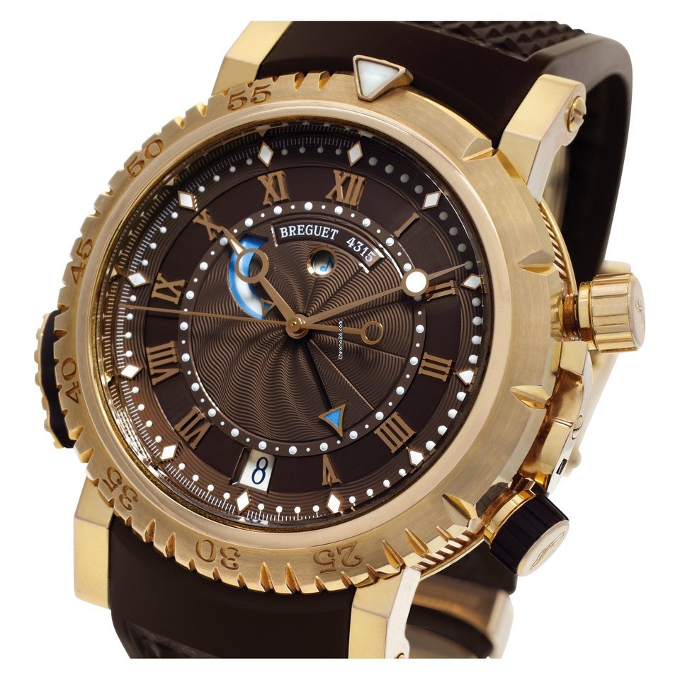 Breguet Marine Mens watch Unisex Automatic Rose gold 5847 Replica 4