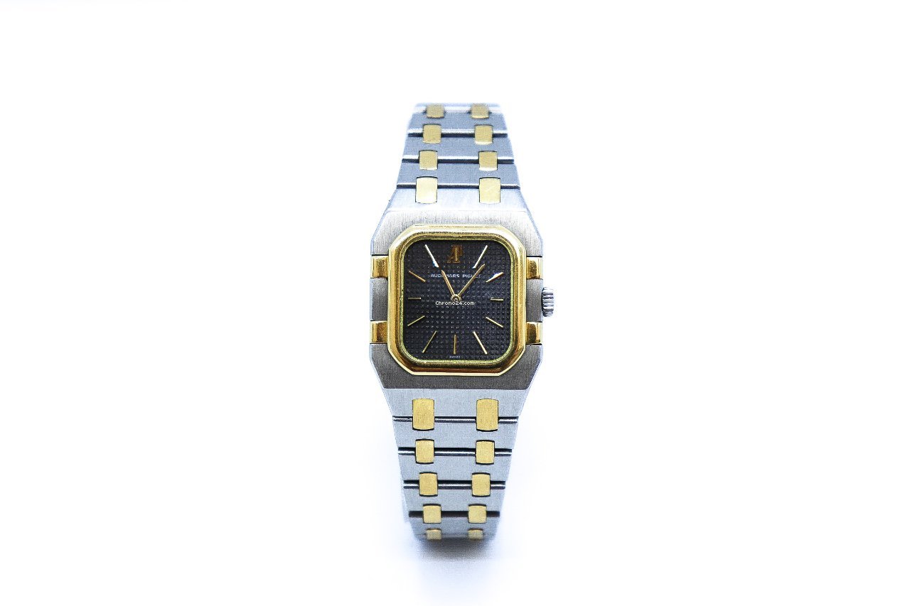 IMG_9081 Audemars Piguet Royal Oak Lady Womens watch Quartz Gold Steel 6010 Replica 4