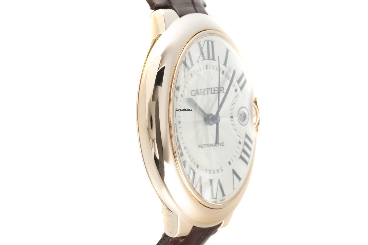Cartier Ballon Bleu Mens watch Unisex Automatic Red gold 3941 Replica 4