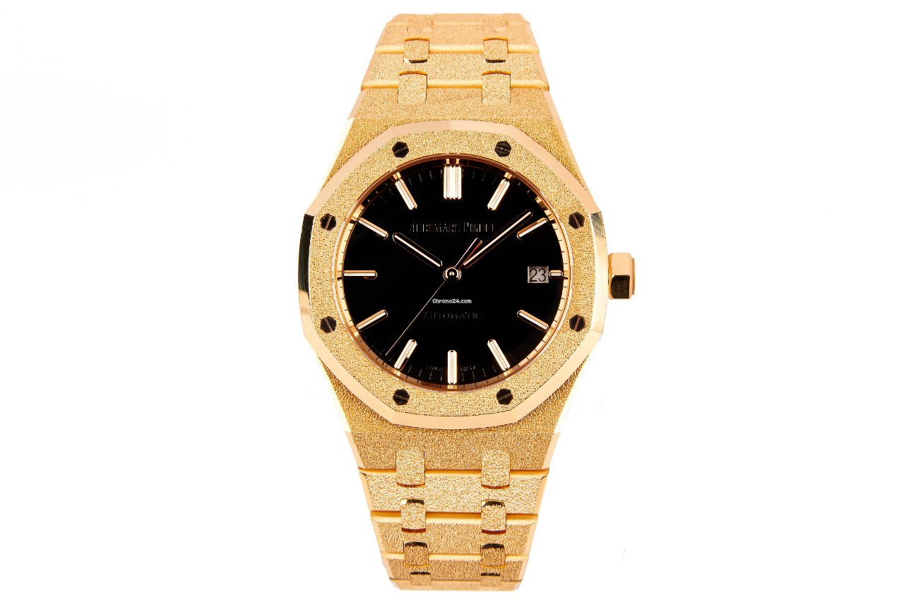 Audemars Piguet Royal Oak Lady Automatic Yellow gold 15454BA.GG.1259BA.02 Replica 4