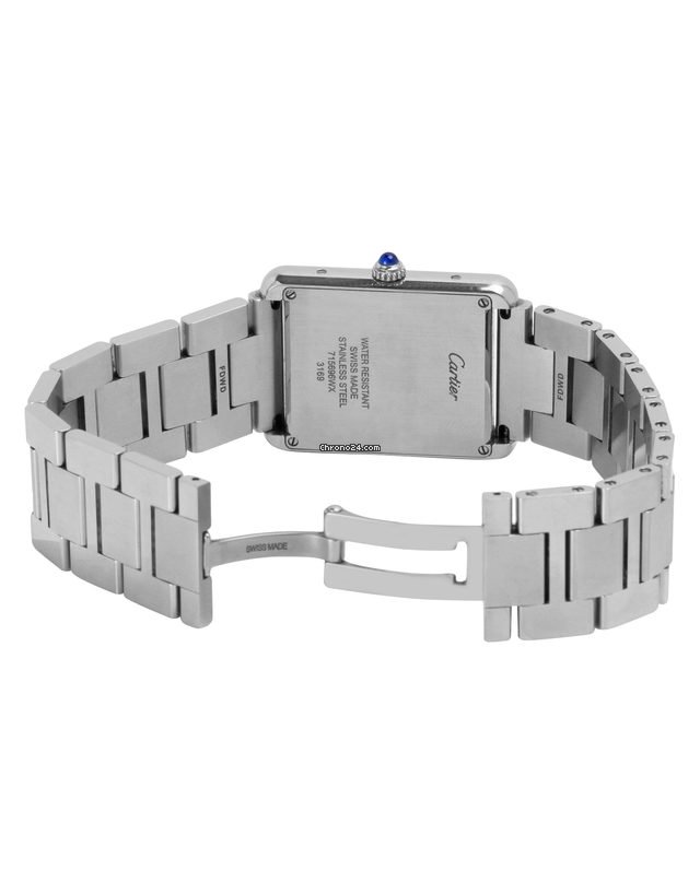 IMG_9081 Cartier Tank Solo Mens watch Unisex Quartz Steel W5200014 3169 Replica 4