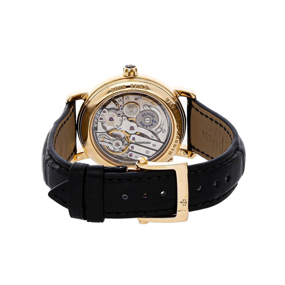 IMG_9081 Ulysse Nardin Mens watch Unisex Manual winding Rose gold 716-22 E0 Replica 4