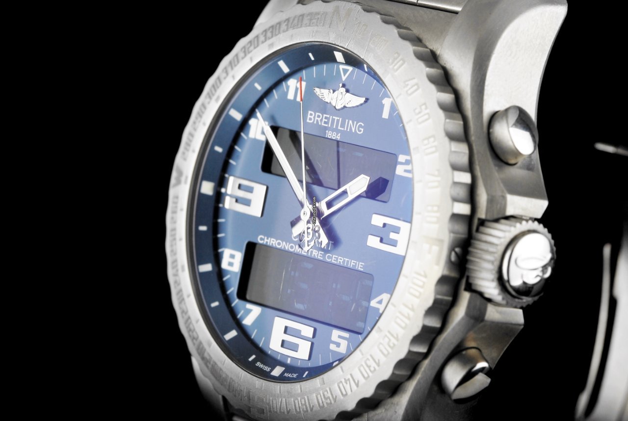 IMG_9081 Breitling Cockpit B50 Mens watch Unisex Quartz Titanium EB501019.C904.176E Replica 4