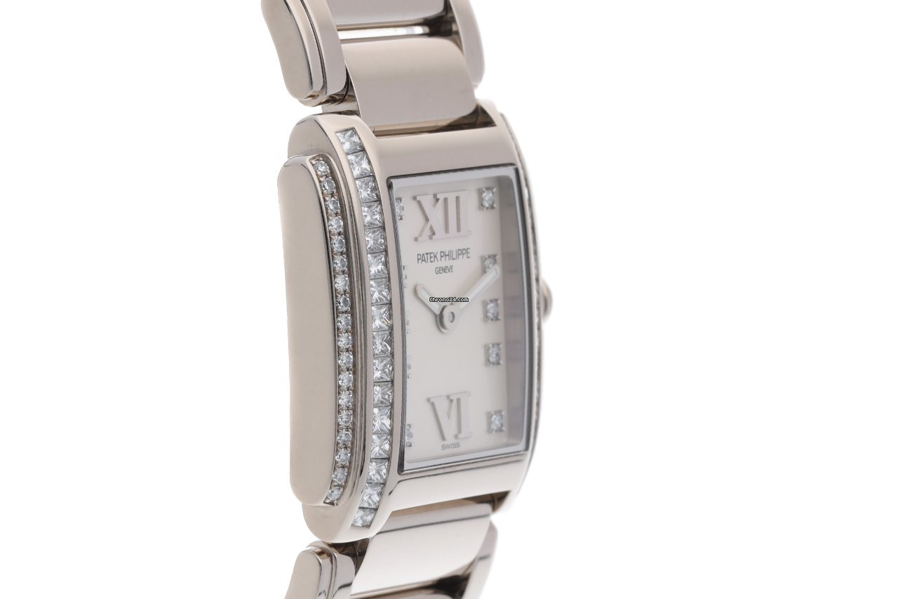 IMG_9081 Patek Philippe Twenty~4 Womens watch Quartz White gold 4908 20 Replica 4