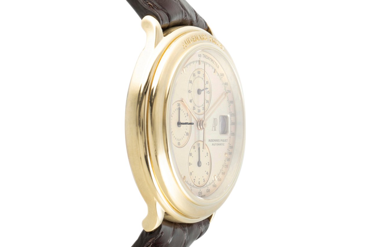 IMG_9081 Audemars Piguet Huitieme Mens watch Unisex Automatic Yellow gold BA25644 003 Replica 4