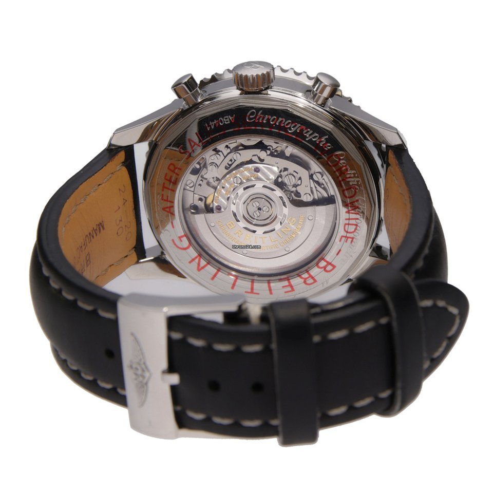Breitling Navitimer GMT Mens watch Unisex Automatic Steel AB044121 BD24 Replica 4