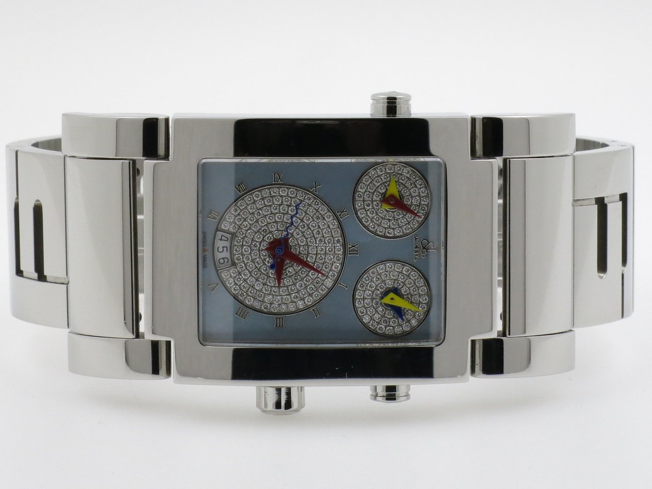 IMG_9081 Jacob & Co. Mens watch Unisex Quartz Steel JCO-57SS Replica 4
