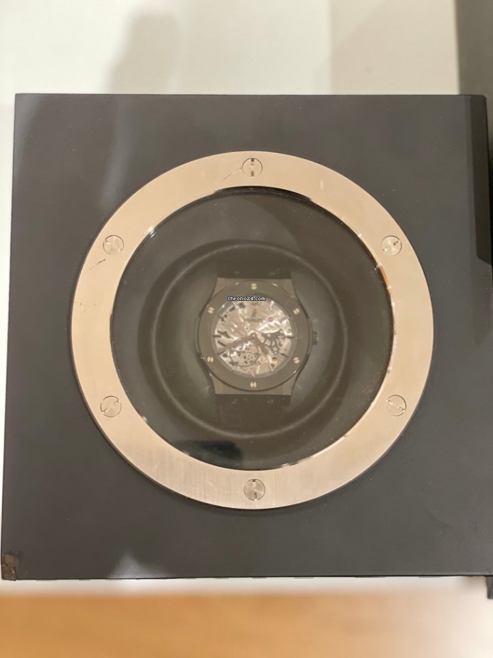 IMG_9081 Hublot Classic Fusion Ultra-Thin Mens watch Unisex Manual winding Ceramic 515.CM.0140.LR Replica 4