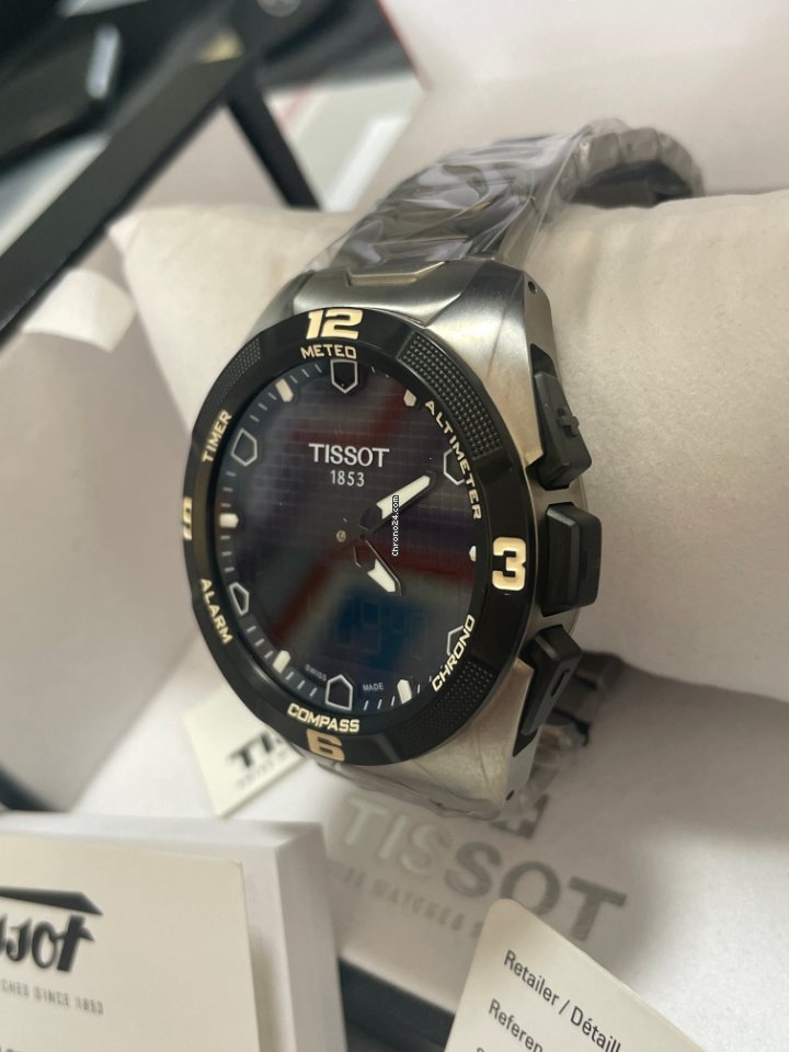 IMG_9081 Tissot T-Touch Expert Solar Mens watch Unisex Quartz Titanium T091.420.44.051.00 Replica 4